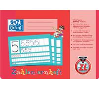 Cahier d'apprentissage des chiffres Oxford DIN A4 horizontal Règle : ZL 16 feuilles