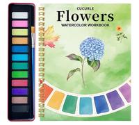 Cahier d'aquarel- Cahier d'aquareldébutants - Coffret peinture idéal débutants - Loisirs créatifs - Pour explorer sa créativité