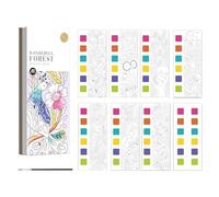 Cahier D'aquarelle | Livre De Peinture De Poche Pour Enfant En Bas Âge,Cahier D'Exercices Artistiques Éducatifs 4-8 Ans Activités Créatives Voyage À La Maison Ou Fêtes