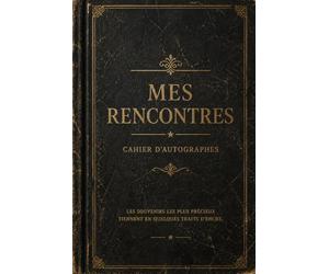 CAHIER D'AUTOGRAPHES: Le souvenirs les plus précieux tiennent en quelques traits d'encre