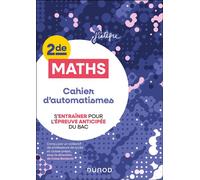 Cahier d'automatismes en maths, seconde - Colas Bardavid - Dunod - broché - Scolaire / Universitaire