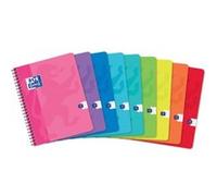 Oxford Cahier à spirale 92945 – Couverture cartonnée, reliure intégrale, Optik Paper vert