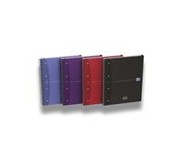 Oxford 100104738 bloc-notes A4 Violet, Bleu, Rouge, Noir