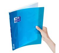 Oxford Cahier Open Flex 43888 – Piqûre – Couverture en polypropylène transparente – Papier vert