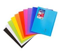 Clairefontaine Cahier agrafé Koverbook 24x32cm 96p. carreaux, couv. polypro (couleur aléatoire)