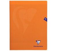 Cahier - 24x32(Cm) - Grands Carreaux - 96 Pages - Couverture En Polypro - Sans Spirale - Clairefontaine - Mimesys