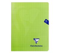 Clairefontaine Cahier agrafé Mimesys 17x22 cm 96 pages grands carreaux Papier blanc 90 g Vert