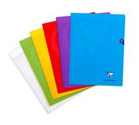 Clairefontaine Cahier Mimesys - Piqué polypro 24×32 cm 96 p. Séyès - coloris assortis