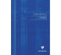 Cahier de bord enseignant piqué A4 60 pages 9 classes Couleur aléatoire - Assortis
