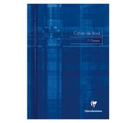 Clairefontaine 3139C Un Cahier de Bord Agrafé - A4 21x29,7 cm - 72 Pages avec Marges Détachables - Papier Registre Vert 110 g - Couverture Carte Pelliculée - Couleur Aléatoire