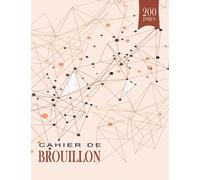 Cahier de brouillon: 17x22 cm grands carreaux | papier seyès 200 pages | utile pour prendre des notes faires des exercices, les graphes mathématiques ... classes | Format pratique pour les cartables