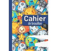 Cahier de brouillon: 96 pages - Grands carreaux Séyès - Ideal pour faire vos exercices ou prendre des notes - Pratique pour la rentrée scolaire - Format A4