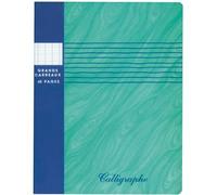 Cahier de brouillon - CALLIGRAPHE - 17x22 - 48 pages - Grands carreaux - Papier blanc