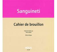 Cahier de brouillon Edition bilingue français-latin - Edoardo Sanguineti - Nous Eds - broché - Poésie
