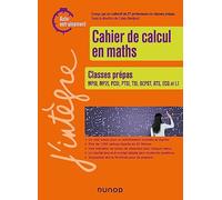 Cahier de calcul en maths: Classes prépas