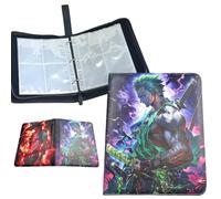 Cahier de collection, cartes de collection, pochettes pour cartes, reliure pour cartes photo, 4 pochettes, 50 pages, 400 cartes, couverture d'album, classeur pour cartes à collectionner