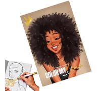 Cahier De Coloriage Adulte Pour Femmes,25 Pages d'Illustrations de Femmes et de Fournitures d'Art,Livre De Peinture Diversifié - Pour Adultes Adolescents Relaxation Expression Pratique De Pleine Consc