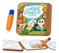 Cahier de Coloriage au Marqueur à Eau | Cahier de Coloriage et Dessin Réutilisable - Débutants Apprentissage Aquarelle - Pour Garçons Filles Adultes Étudiants Artistes Débutants Jeunes École Maison