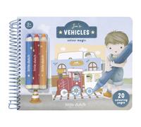 Cahier de coloriage bleu, rouge, jaune TU