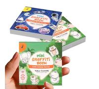 Cahier de Coloriage Enfant, 2 Livres de 100 Pages Coloriage, Cahier Coloriage Bebe, Mini Livres de Coloriage pour Enfants, Coloriage Bebe, Convient aux Enfants de Plus de 1 an (B)