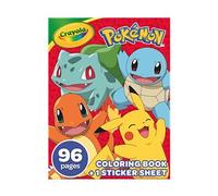 CRAYOLA - ALBUM DE COLORIAGE POKÉMON AVEC STICKERS, 32 PAGES AMUSANTES
