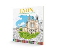 Cahier de coloriage Lyon - Collectif - L'opportun Eds De - broché - Livre-jeu