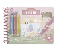 Cahier de coloriage rose, jaune, vert TU