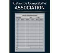 Cahier de Comptabilité Association: Cahier de tenue de compte, Carnet Pour Enregistrer les Recettes et Dépenses, (Format A4)