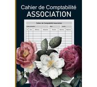 Cahier de Comptabilité Association: Cahier d'enregistrement des recettes et dépenses avec plus de 100 fiches à remplir