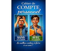 Cahier de Compte Personnel : Suivi des Dépenses et Budget Mensuel | Carnet de Gestion Financière Simple et Efficace: Gérez votre argent facilement, ... : le meilleur cadeau à faire à un ami !