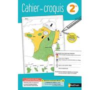 Eric Janin – Cahier de croquis 2de : Géographie – 2021 – Broché – Nathan
