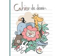 Cahier de dessin: ★A4 feuilles blanches: Cahier scolaire Art plastique, carnet de dessin pour les filles et les garçons. Grand format idéal pour le ... acrylique, l’aquarelle ou les marqueurs.