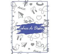 Cahier De Dessin A4 - Garçons -: Mon Carnet De Dessin Format A4 - 21x29.7 cm - 120 Pages Blanches Cahier de Croquis A4, Bloc de Dessin A4 Feuilles ... idée a Offrir Pour Les Mères Les Copines