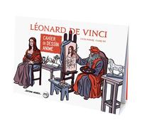 Cahier de dessin animé -léonard de vinci