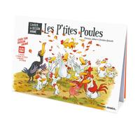 Cahier de dessin animé - les p'tites poules