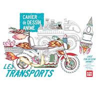 Cahier de Dessin Animé - Les Transports