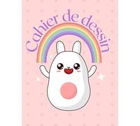 Cahier de dessin: cahier de dessin kawaii pour enfant | carnet de croquis | carnet de dessin | 120 pages blanche | format A4 | une bonne idée cadeau pour les personnes qui aime le dessin
