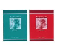 Cahier de dessin - CONQUERANT - NF40 - 8 feuilles - 170x220 mm - 90 g/m²