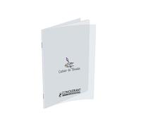 Cahier de dessin CONQUERANT polypro incolore 17x22 uni 90g 32p