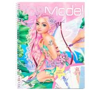 Depesche Livre de coloriage Create Your TOPModel 12147, 78 p., tenues magiques, stickers et pochoir