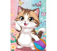 Cahier de Dessin Enfant A5: Animaux : Chat - Petit Format - 100 Pages - Feuille Blanche à Crayon - Sans Spirale - Joli Couverture Souple - ... à Dessiner et Coloriage ( Fille et Garcon ).