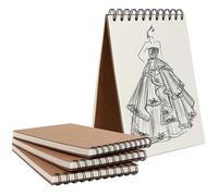 Cahier de dessin - Non spécifié - A5 - 4 pcs - 30 feuilles - 160GSM