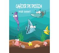 Cahier De Dessin Pour Enfant: 100 Grandes Papiers Blancs A4 Pour Dessin Pour les enfants - Grand cahier vierge pour apprendre à dessiner avec une ... les enfants à dessiner, écrire ou peindre .