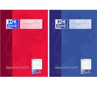 Cahier de devoirs Oxford DIN A5 48 feuilles couleurs assorties (1 pièce)