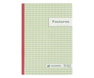 Cahier de facture Manifold Exacompta autocopiant A4 50 pages triple exemplaires