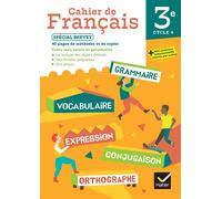 Guillaume Diana, Fabienne Haudiquet – Cahier de Français 3e – Cahier élève – Éd. 2024 – Broché