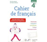 Cahier De Français 4e Cycle 4 - Edition 2018