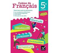 Cahier de français 5e – Cahier de l'élève – Éd. 2023 – Hatier