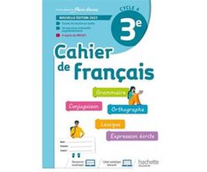 Cahier de Français cycle 4/3e - cahier d'activités Chantal Bertagna (Auteur), Françoise Carrier-Nayrolles (Auteur)