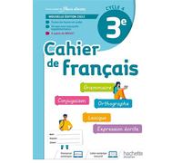 Cahier de Français cycle 4/3e - cahier d'activités Edition 2022 - Chantal Bertagna - Hachette Education - broché - Scolaire / Universitaire